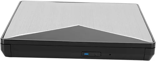Vista 9 de Zopsc-1 Aleación de aluminio USB3.0 Unidad de DVD externa, CD/DVD portátil +/-RW unidad/reproductor de DVD para portátil portátil CD ROM quemador