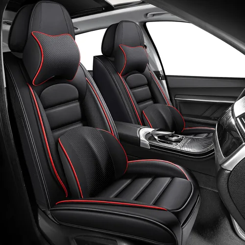Vista 22 de Cubiertas de asiento ILMO para camiones 2009-2026 F150, 2011-2026 F250 F350 XL XLT Super Duty Crew Cab Lariat King Ranch Platinum, protectores