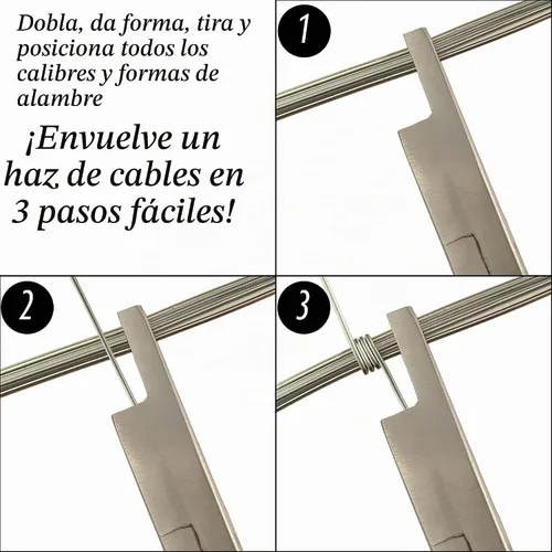 Vista 2 de The Beadsmith WrapMaker Alicates – Herramienta de fabricación de joyas de 6 pulgadas (5.984 in) con cabeza de acero pulido, agarre cómodo de PVC