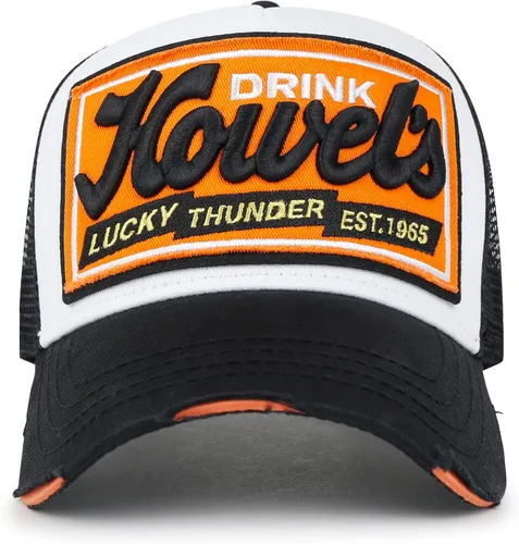 Vista 2 de ililily Gorra de béisbol vintage con bordado de Howels prémium