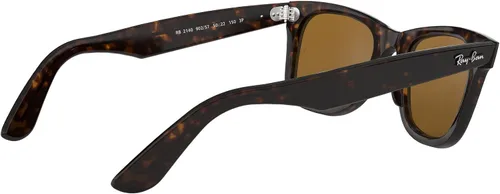 Vista 8 de Ray-Ban RB2140 Original Wayfarer Gafas de sol cuadradas polarizadas, Negro, tortuga