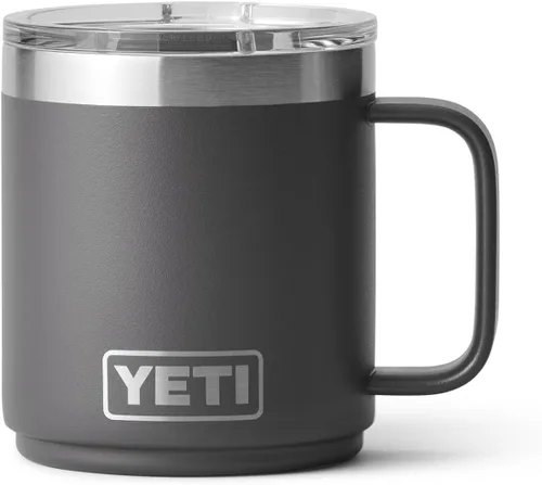 Vista 24 de YETI Rambler - Taza apilable de 10 onzas, aislada al vacío, acero inoxidable con tapa MagSlider, acero inoxidable