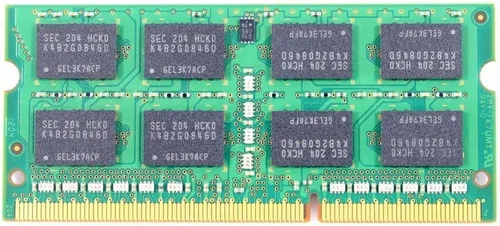 Vista 2 de Samsung 4GB DDR3 PC3-12800 1600MHz 204-Pin SODIMM módulo de memoria para portátil RAM. Modelo M471B5273DH0-CK0