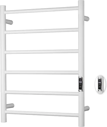 Vista 29 de Toalleros térmicos para baño, calentadores eléctricos de toallas para montar en la pared con temporizador y control de temperatura, calentador
