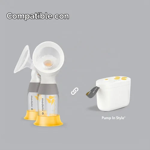 Vista 5 de Medela PersonalFit Flex Kit de bombeo doble para bomba en estilo Maxflow 1Ct