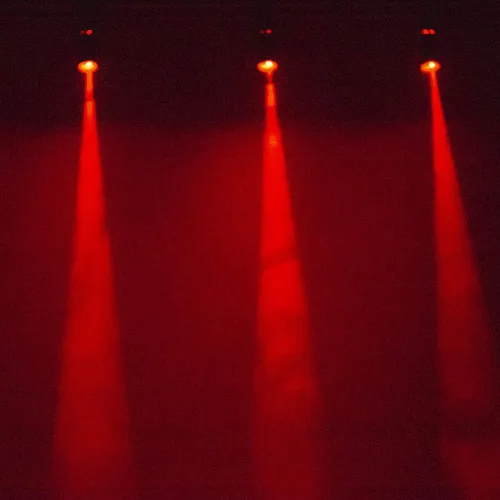 Vista 6 de la bola del disco de 12w RGBW enciende la luz de la bola del espejo, luces del punto del punto del disco del proyector de Pinpoint Dj Pinspot DMX