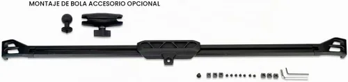 Vista 2 de IAG I-Line - Riel de montaje para tablero con soporte de bola para Ford