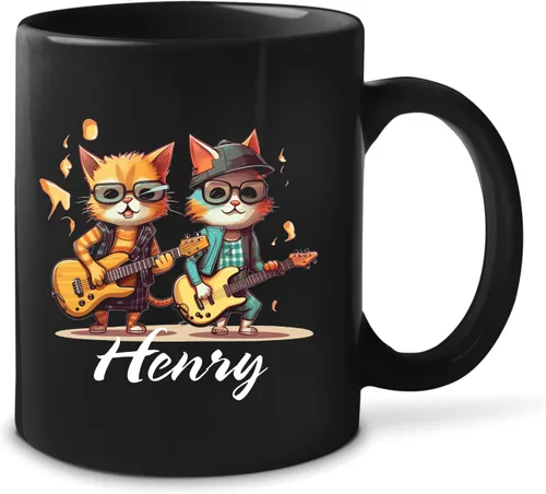 Vista 16 de Taza de té personalizada para amantes del tigre con nombre 2023, regalos personalizados para amantes de las mascotas, taza de café de cerámica