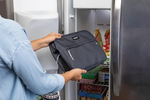 Vista 4 de PackIt Bolsa enfriadora congelable Zuma + lonchera clásica