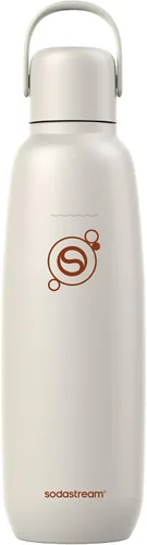 Vista 13 de sodastream Fizz & Go Cool, Botella de agua carbonatada de acero inoxidable de 0.9 L, botella de metal aislada para agua con gas, compatible