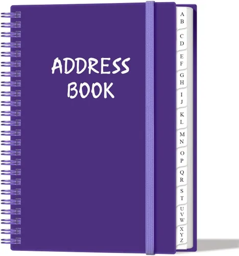 Vista 20 de Libreta de direcciones con pestañas alfabéticas - Teléfono A5 y libreta de direcciones con contactos de direcciones, fecha especial, teléfono