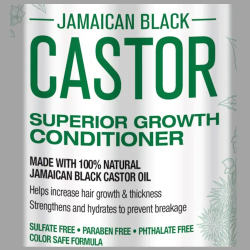 Vista 2 de Hair Chemist Acondicionador de ricino negro jamaicano de crecimiento superior, 33.8 onzas, acondicionador de ricino negro jamaicano hecho