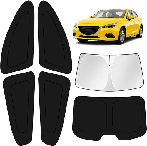 Vista 108 de KUST - Parasol plegable para parabrisas para BMW X1 E84, accesorios 2011 2012 2013 2014 2015, protector de visera de sol ajustable que bloquea