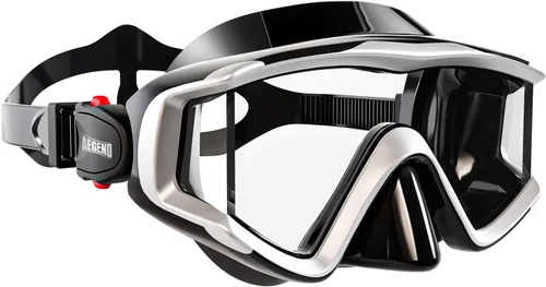 Vista 23 de Aegend Gafas de natación para adultos y niños, gafas de visión amplia de 220° para nadar