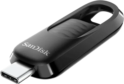 Vista 8 de SanDisk Unidad flash USB tipo C Ultra Slider de 64 GB - Hasta 300 MB/s, USB 3.2 Gen 1, conector retráctil - SDCZ480-064G-G46
