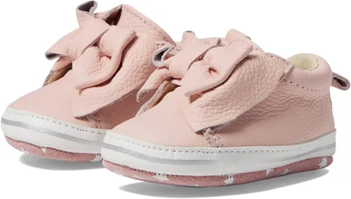 Vista 21 de Robeez First Kicks - Zapatos y tenis unisex para bebés y niños pequeños Cuero Addie Taupe