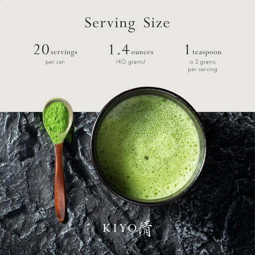 Vista 3 de Kiyo Matcha Grado Clásico Hatsumukashi Ceremonial Uji Matcha - Polvo de Té Verde Matcha Ceremonial de Primera Cosecha Japonesa Pura de Uji, Japón