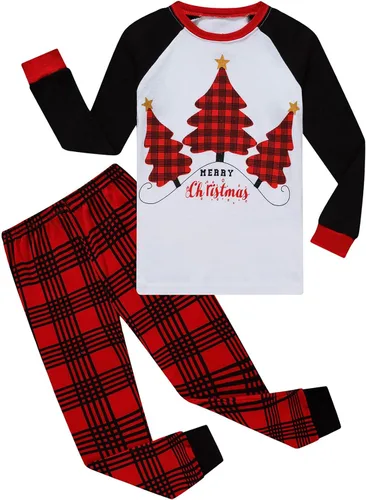 Vista 99 de Demifill Conjunto de pijamas de Halloween para niños y niñas, pijamas de Navidad, ropa de dormir para niños y niñas