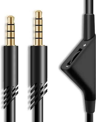 Vista 9 de Cable de repuesto para Astro A40TR con función de silencio en línea, cable de audio para juegos con función de silencio compatible con auriculares