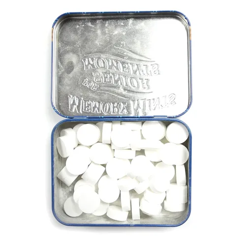 Vista 4 de Memory Mints - Paquete de 2 latas extra fuertes para momentos mayores (producto novedoso) con 2 calcomanías GosuToys