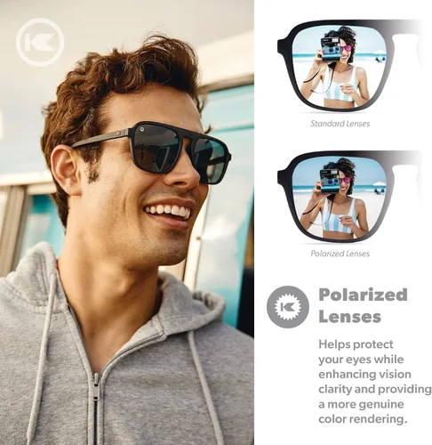 Vista 4 de Knockaround Pacific Palisades Polarized Sunglasses For Men Women Full UV400 Protection