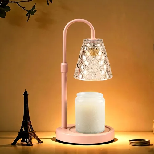 Vista 10 de Lámpara calentadora de velas con temporizador regulable, regalos de cumpleaños para mujeres, mamá, regalos de inauguración de la casa, decoración