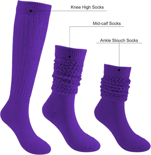 Vista 3 de UTTPLL Calcetines largos de algodón para mujer, calcetines largos de algodón para dormir, hasta la rodilla, para gimnasio, calcetines para botas
