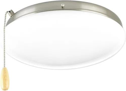 Vista 11 de Progress Lighting kit de luz de ventilador de techo de 1 luz para ventiladores de techo de la colección AirPro, estilo clásico transicional