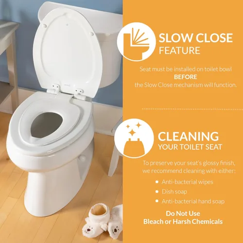 Vista 12 de Mayfair NextStep2 - Asiento de inodoro de cierre lento con asiento para orinal integrado para niños pequeños, desmontable, color blanco, redondo