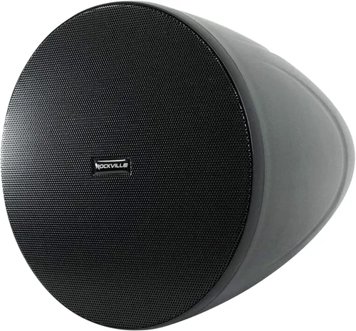 Vista 3 de Rockville PEN-65T - Altavoces colgantes negros de 6.5 pulgadas, 70 V/100 V, para restaurantes, bares o espacios comerciales, opción de 45 W 8