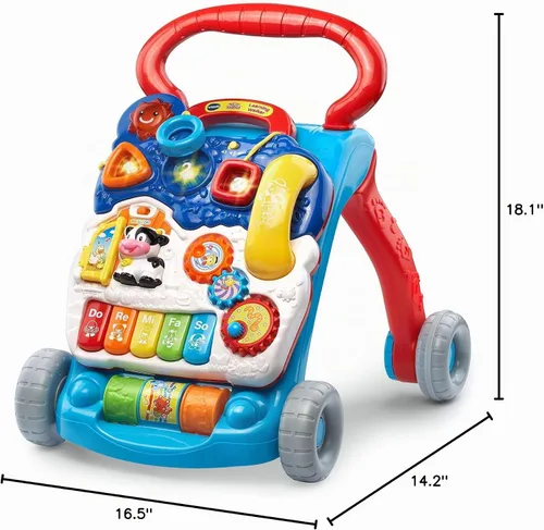 Vista 22 de VTech Andador de Aprendizaje de Sentado a de Pie (Empaque Libre de Frustraciones), Azul