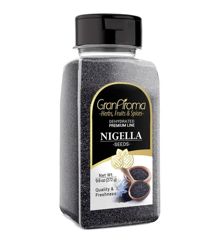 Vista 7 de GranAroma Semillas de Nigella, enteras, sabor a nuez, especias para cocinar (16 onzas)