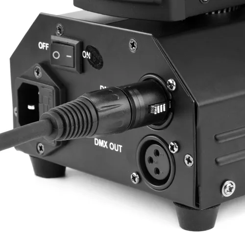 Vista 5 de (3.3 ft) DMX Stage Light Cable, DJ XLR Cable, SinLoon hembra XLR de 3 pines a conector XLR DMX macho de 5 pines para luz de cabeza móvil con entrada