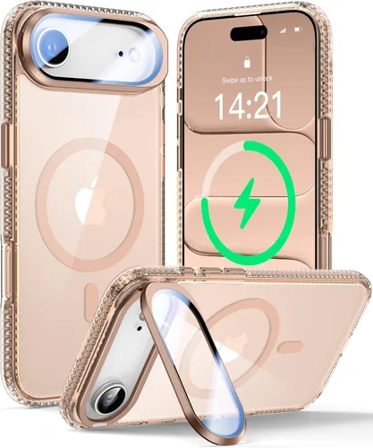 Vista 81 de VOFATA [Protección Completa Mejorada de la Cámara] para Funda iPhone Air con Cubierta de Cámara con Soporte [Compatible con MagSafe][Protección