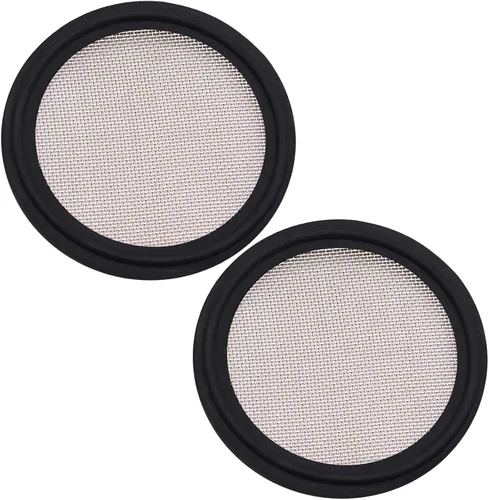 Vista 13 de DERNORD Junta sanitaria FKM de 2" con pantalla de acero inoxidable - Abrazadera triple trébol (paquete de 1) (6 mallas)