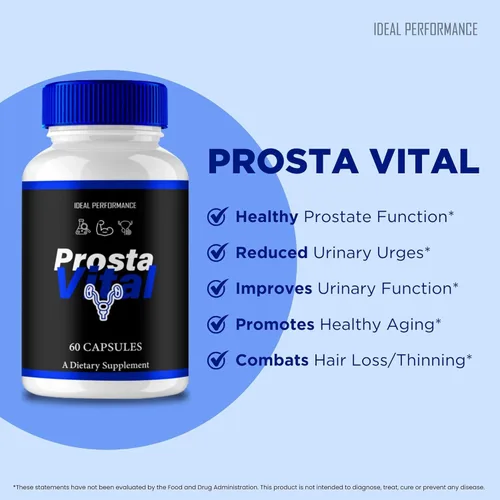 Vista 5 de ProstaVital para hombres, cápsulas Prosta Vital, pastillas de suplemento Prosta Vital para hombres, máxima fuerza para el bienestar diario