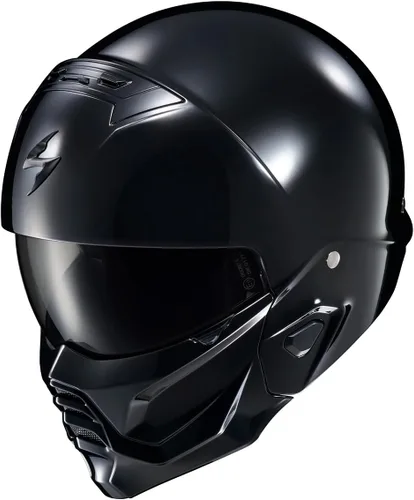 Vista 6 de ScorpionEXO Covert 2 Casco de Motocicleta de Cara Abierta 3/4 Modo Completo Listo para Bluetooth Bolsillos para Altavoces Cubierta Intercambiable