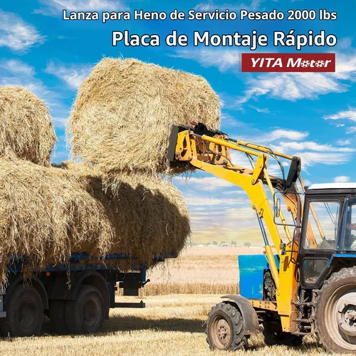 Vista 8 de YITAMOTOR Accesorio de lanza de heno de 49 pulgadas, fijación rápida