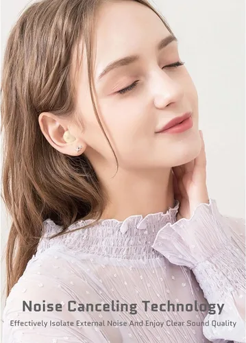 Vista 5 de Yoidesu Mini auriculares invisibles Bluetooth, cancelación de ruido de larga duración, micro pequeños auriculares ocultos, auriculares Bluetooth