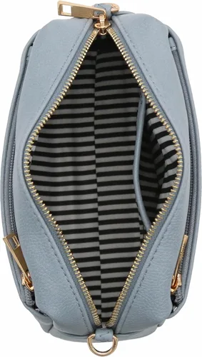 Vista 76 de FashionPuzzle Triple Zip Small Crossbody Bag