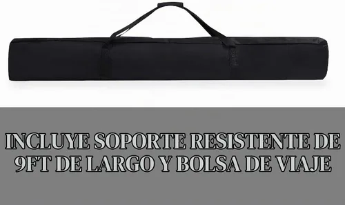 Vista 5 de Bliss Hammocks Hamaca de 60 pulgadas de ancho y soporte integrado con funda de transporte y accesorios para colgar en interiores, exteriores, junto