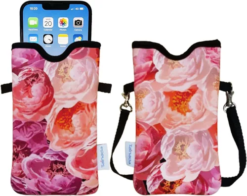 Vista 51 de Tainada Funda Estuche Bolsa de Neopreno para Teléfono para Hombres y Mujeres con Correa Cruzada/Cordón para el Cuello para iPhone 17/16/15 Pro Max