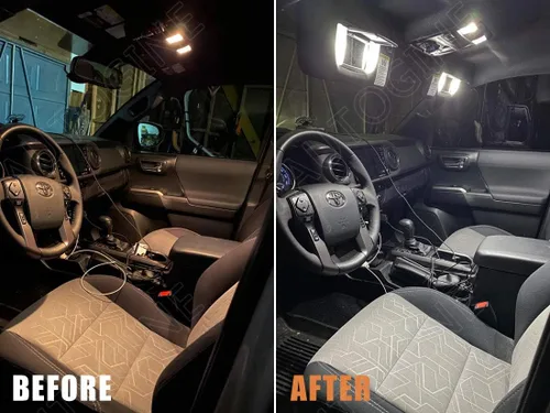 Vista 3 de AUTOGINE Paquete de luces LED blancas para interiores Ford Explorer 2002, 2003, 2004, 2005, 2006, 2007, 2008, 2009, 2010, súper brillante, 6000K