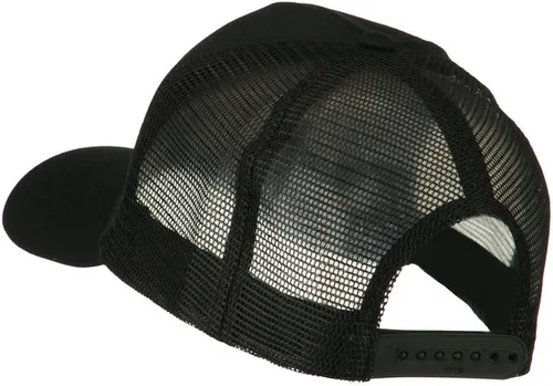 Vista 3 de e4Hats Gorra trasera de malla con parche bordado con logotipo de la NASA Negro
