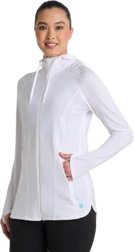 Vista 31 de Coolibar Chaqueta con cremallera completa para mujer - Protección solar UPF 50+ - Astir