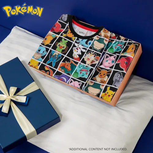 Vista 2 de Pokemon Pijamas para niños y adolescentes, camiseta y pantalones cortos, pijamas de verano, regalos para niños