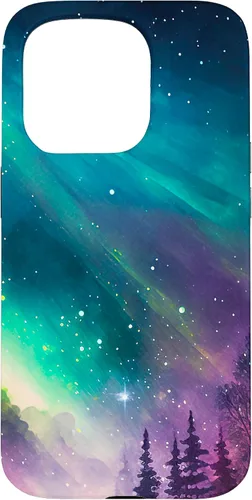 Vista 14 de Northern Lights and Sky Iceland Norway Aurora Borealis Case for iPhone 17
