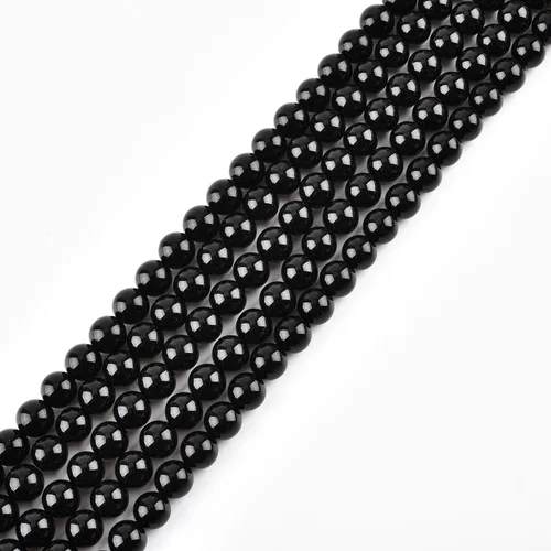 Vista 23 de Cuentas redondas africanas de turquesa natural de 4 mm para hacer joyas, piedras preciosas naturales, hebra semipreciosa, 15 pulgadas