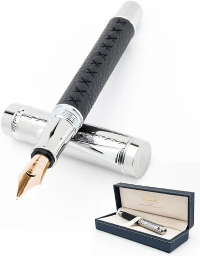 Vista 14 de Conklin Duragraph - Pluma estilográfica ámbar, punta media de oro macizo de 14 quilates, elegante herramienta de escritura con acabado ámbar cálido