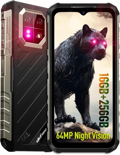 Vista 10 de Ulefone Armor 22 Teléfono resistente, IP68/IP69K, cámara de gran angular de 64MP y cámara de visión nocturna de 64MP, pantalla FHD+ de 6.58” 120Hz